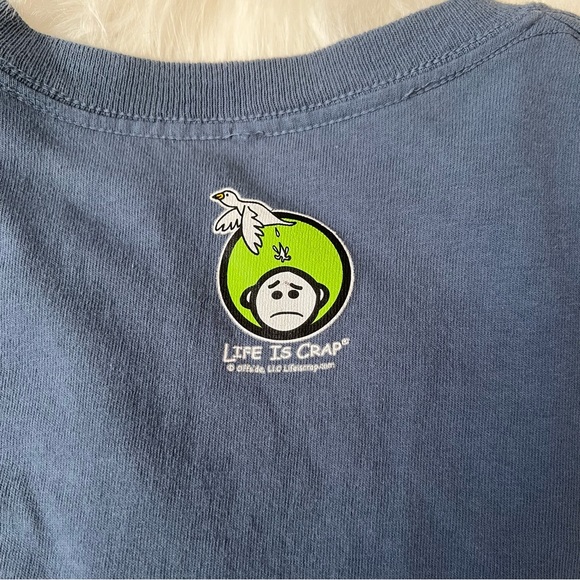 Blue Life Is Crap Graphic Tee Unisex - Picture 4 of 5
